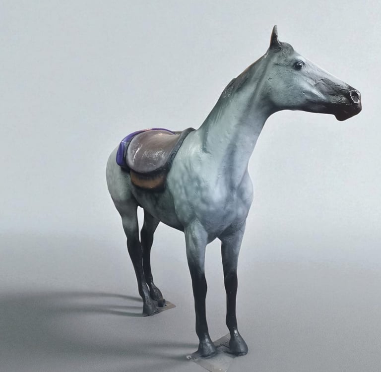alquiler caballo fibra tamaño real