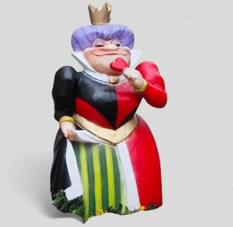alquiler personaje reina corazones