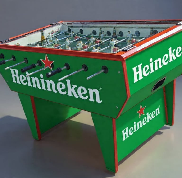 alquiler mesa de juegos eventos anuncios publicidad zona juegos personalizada  futbolin