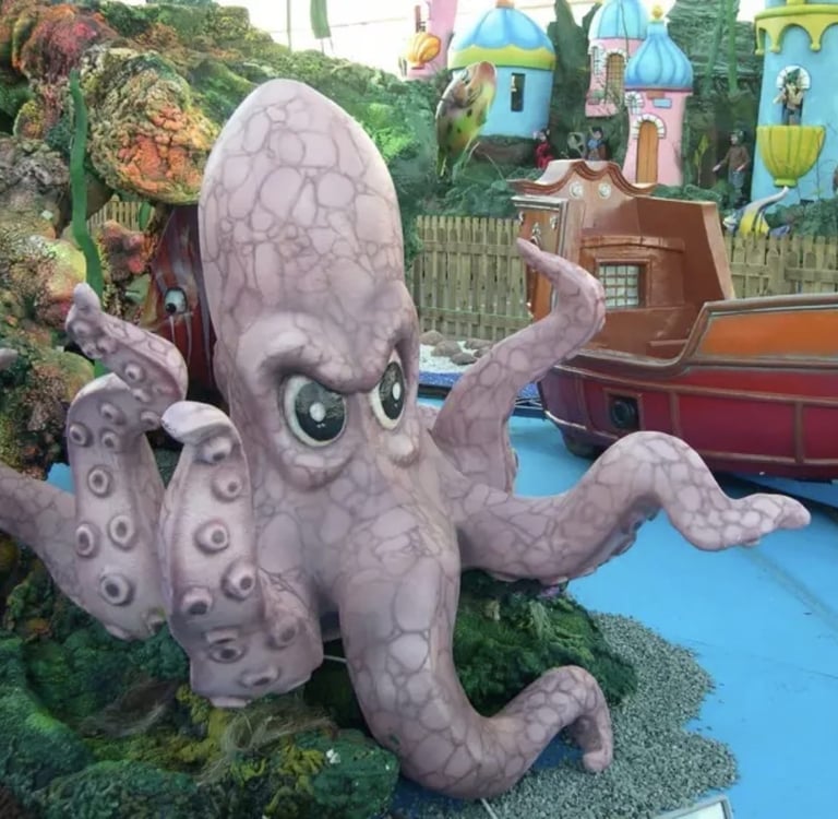 alquiler pulpo gigante fibra