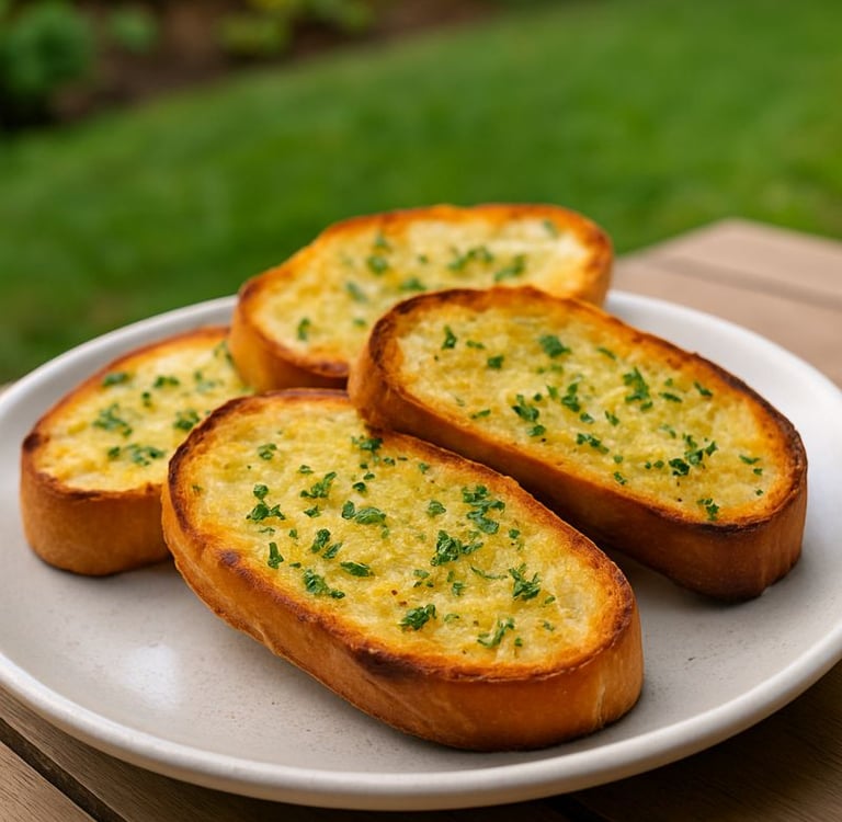 air fryer garlic bread crispy