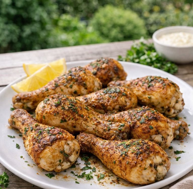 crispy baked chicken drumsticks