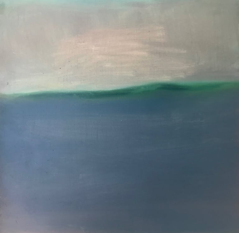 Ramybė aliejinė tapyba Lina Mikužytė Oil painting Lithuania