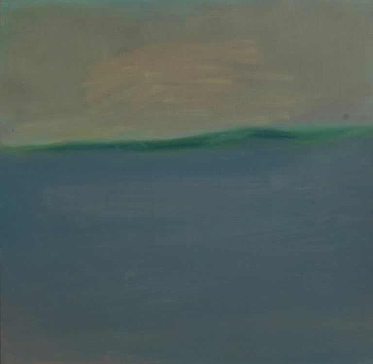 Landscape painting by Lina Mikuzyte