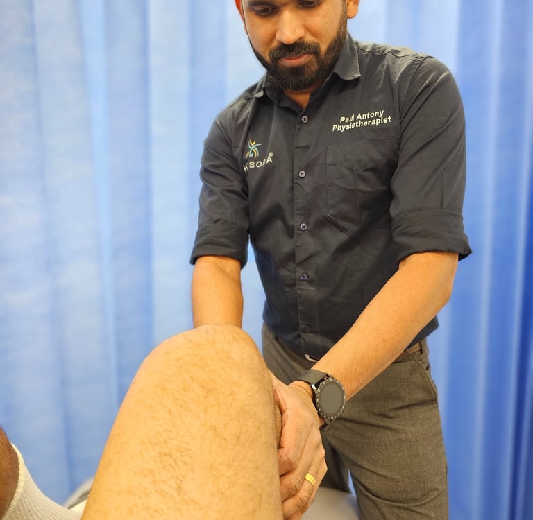 Knee pain physiotherapy and rehabilitation in Neath, South Wales