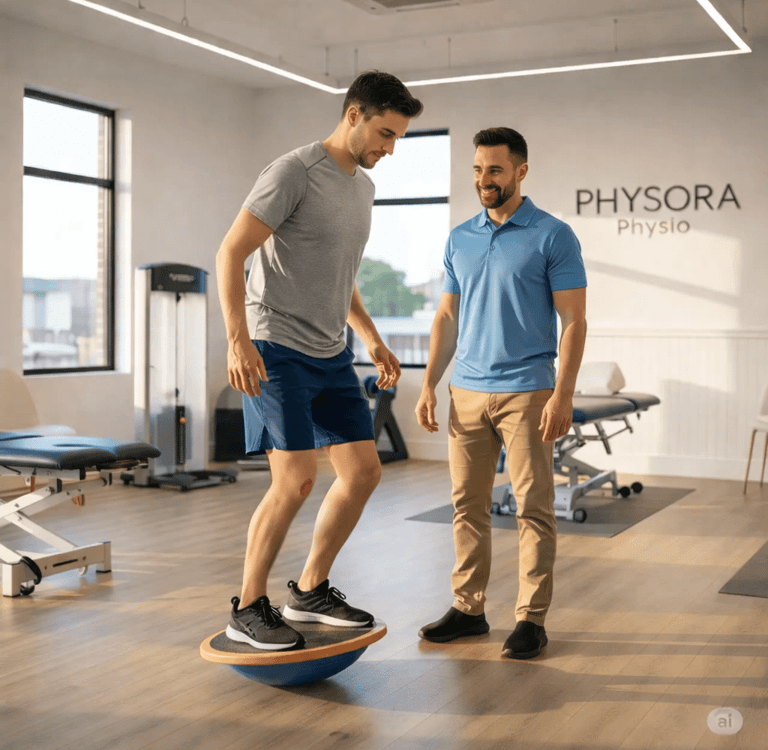 Manual therapy session for pain management