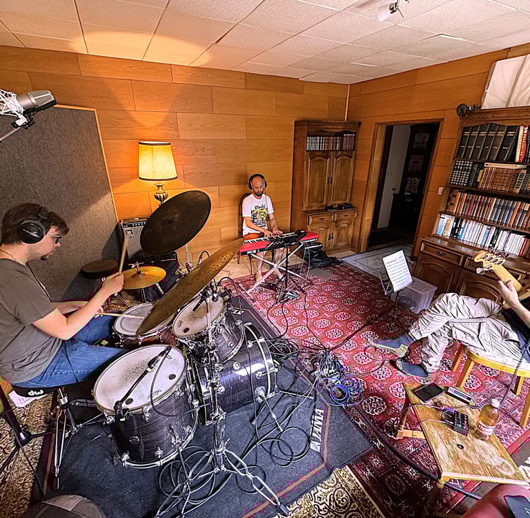 Enregistrement d'un Trio Jazz, Fil's HOUSE Studio, Fil Desmond 