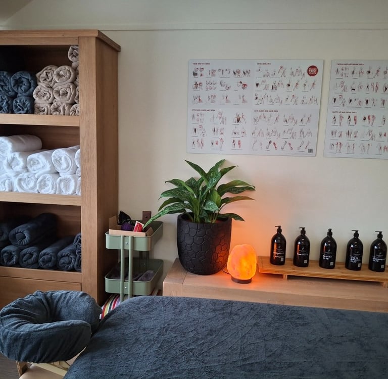 Massage behandelingkamer in Laren