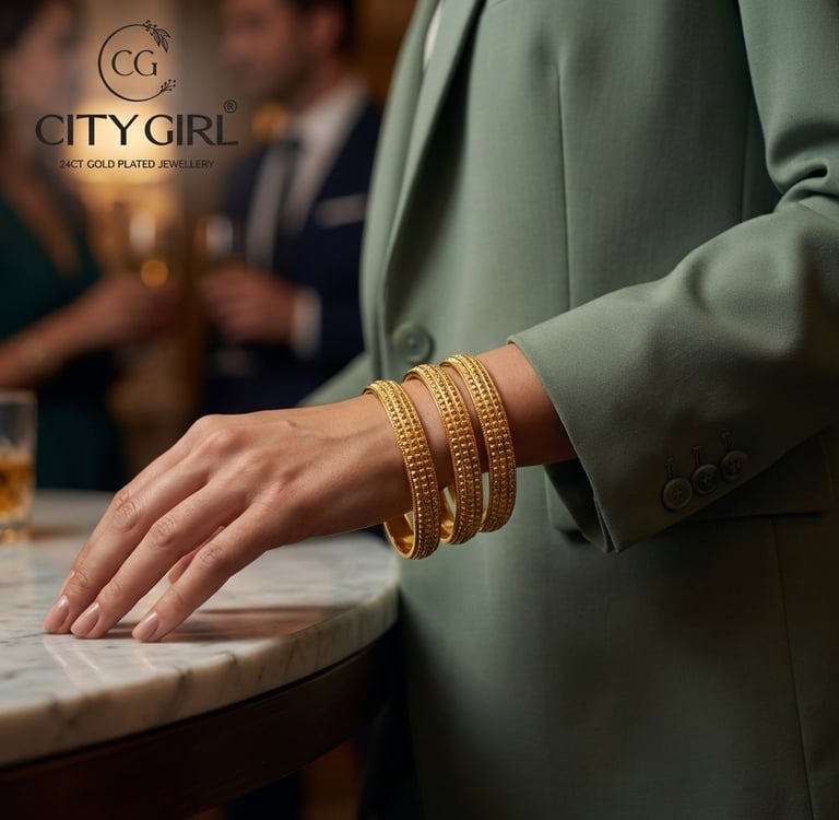 Guaranteed gold plated bangles India — premium handcrafted jewellery - Daily Wear 