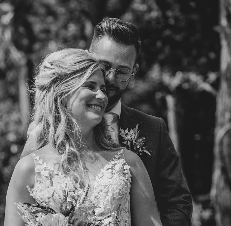 bruidspaar fotoshoot intiem