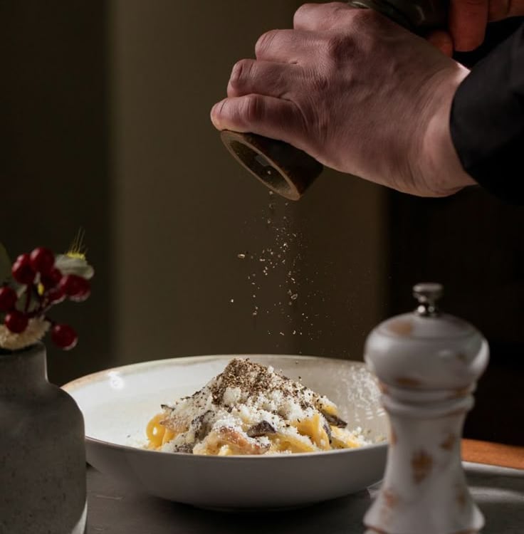 Freshly Grated Black Pepper Pasta