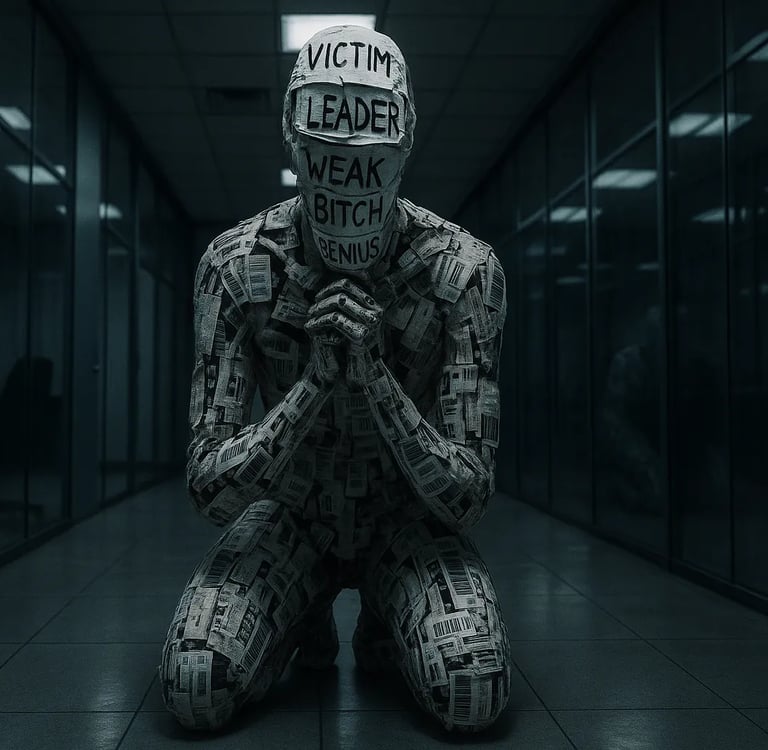 Symboliczne etykiety opisujące wzorce i mechanizmy zachowań społecznych, relacji i ról w grupie