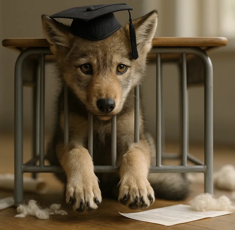 Symboliczna scena edukacji – refleksja nad rolą szkoły, systemu nauczania i jego wpływem na jednostkę