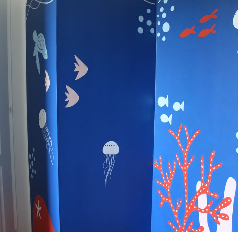 Fresque chambre d'enfant