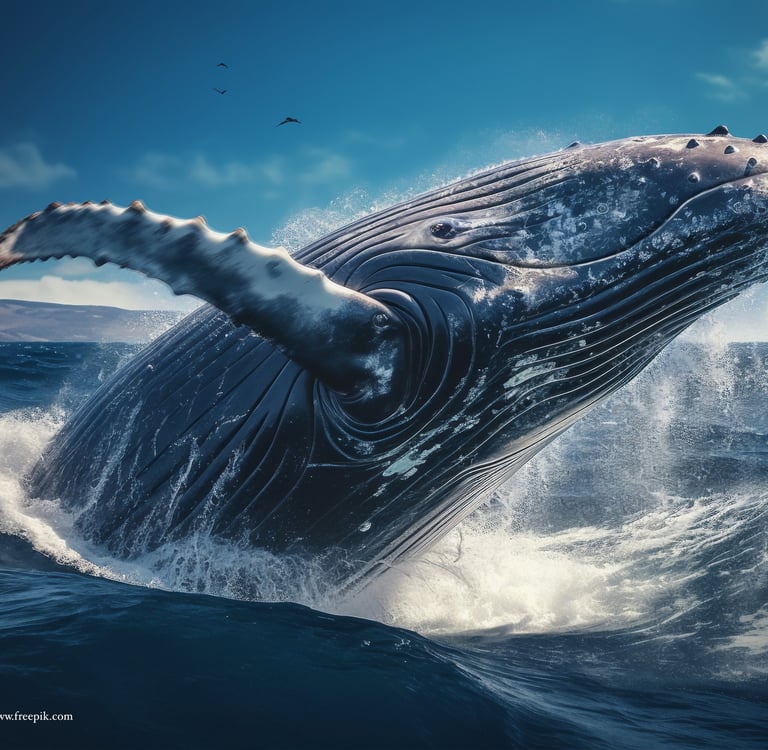 una gran ballena, Whale