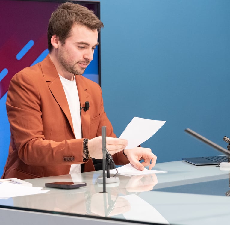Conducteur événement table ronde professionnelle animation Aurélien Cailloce