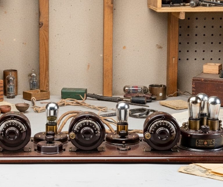 Atwater Kent Model 10B - Part No. 4550 & 4560