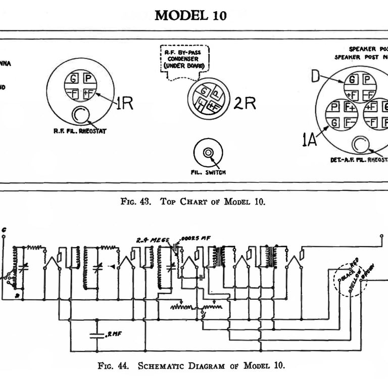 Atwater Kent Factory Schematic Model 10C