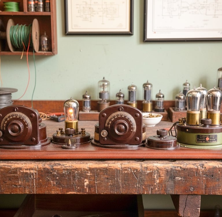 Atwater Kent Model 9/9A - Part No. 4445, 4445A