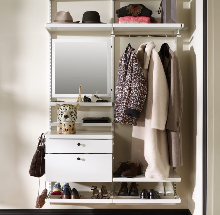 Drabužinių įranga | Stilinga ir 10 metų garantija | lentynu-sistemos.lt