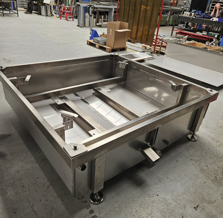 stainless steel tig welding, montage