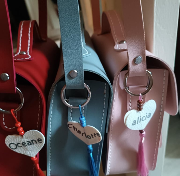 Sac à main à coudre soi même personnalisé par Cosquinelle