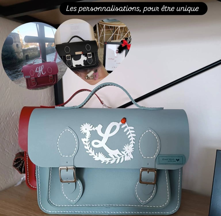 Sac à main à coudre soi même personnalisé par Cosquinelle