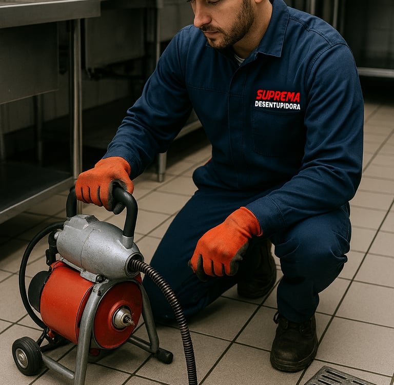 desentupidora de ralo