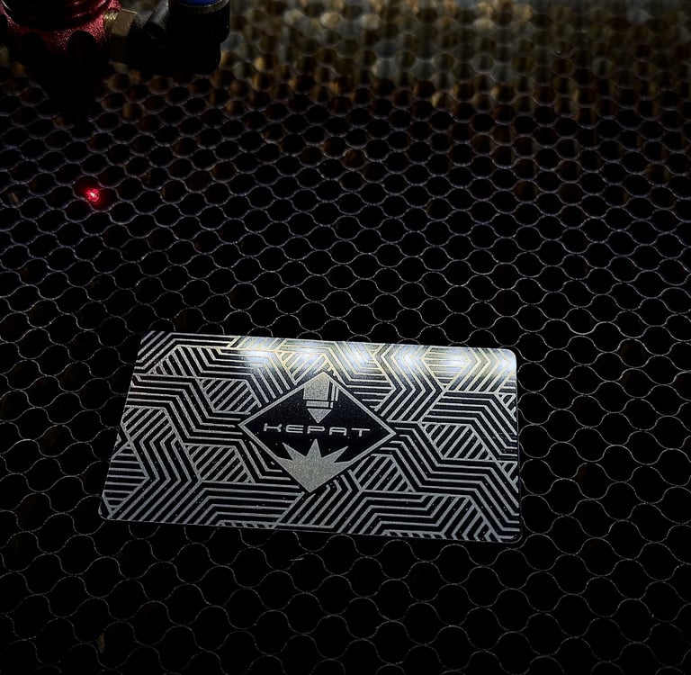 a business card