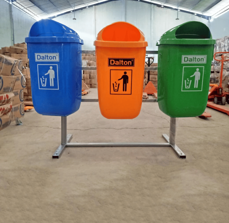 Tempat Sampah Dalton Deret 3 x 50 Liter