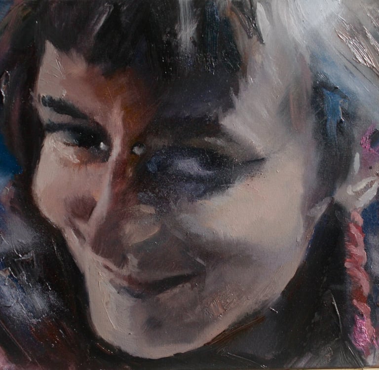 DJ - Oil on canvas - 50cm x 40cm - 2025