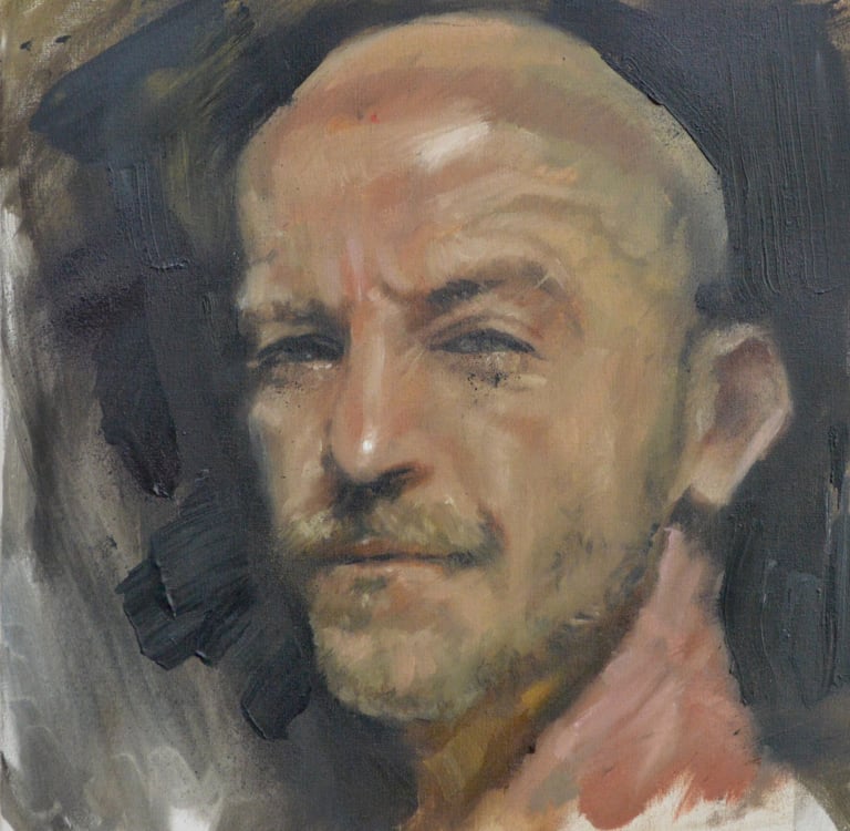 Turning point - Oil on canvas - 30cm x 30cm - 2025