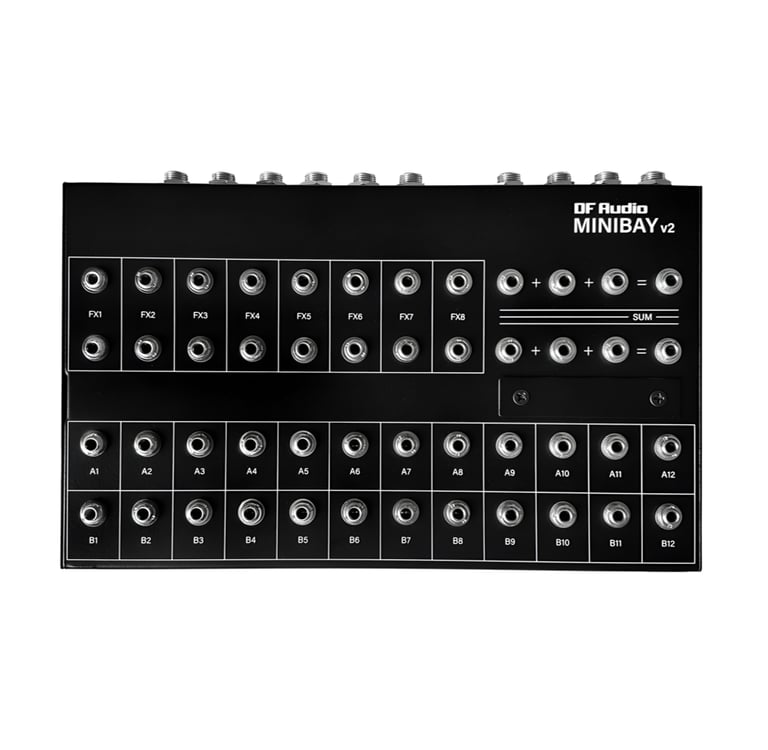 MINIBAY V2 - minijack audio patch bay