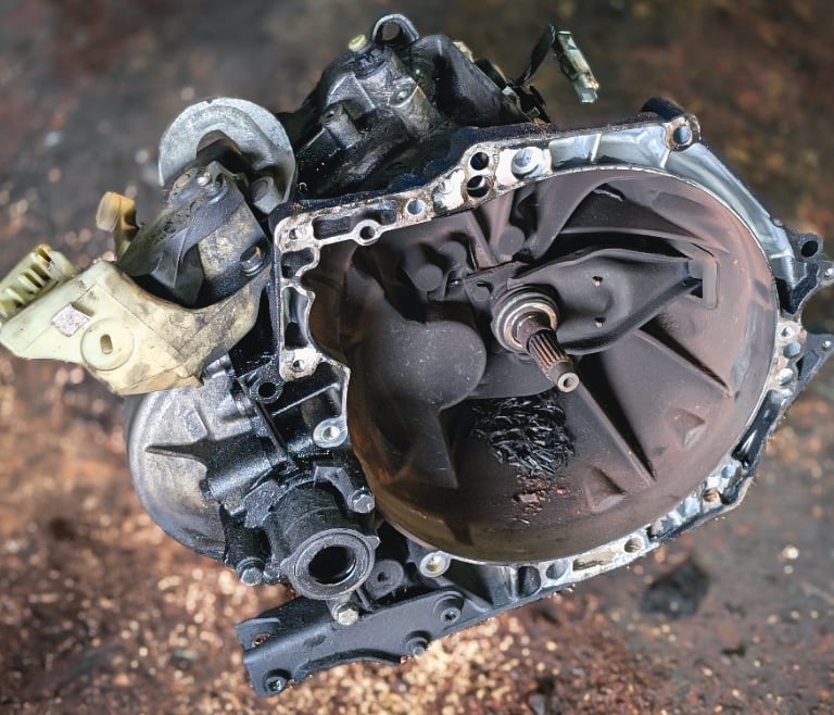 A worn PSA Group manual transmission (commonly found in Peugeot, Citroën, and Vauxhall vehicles)