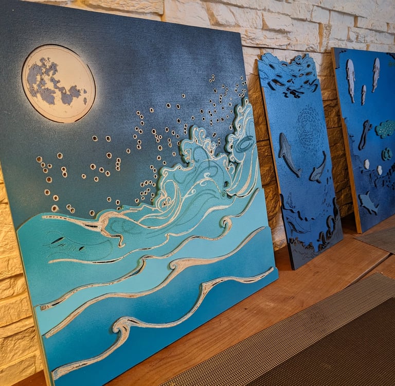 tableau thème de la mer