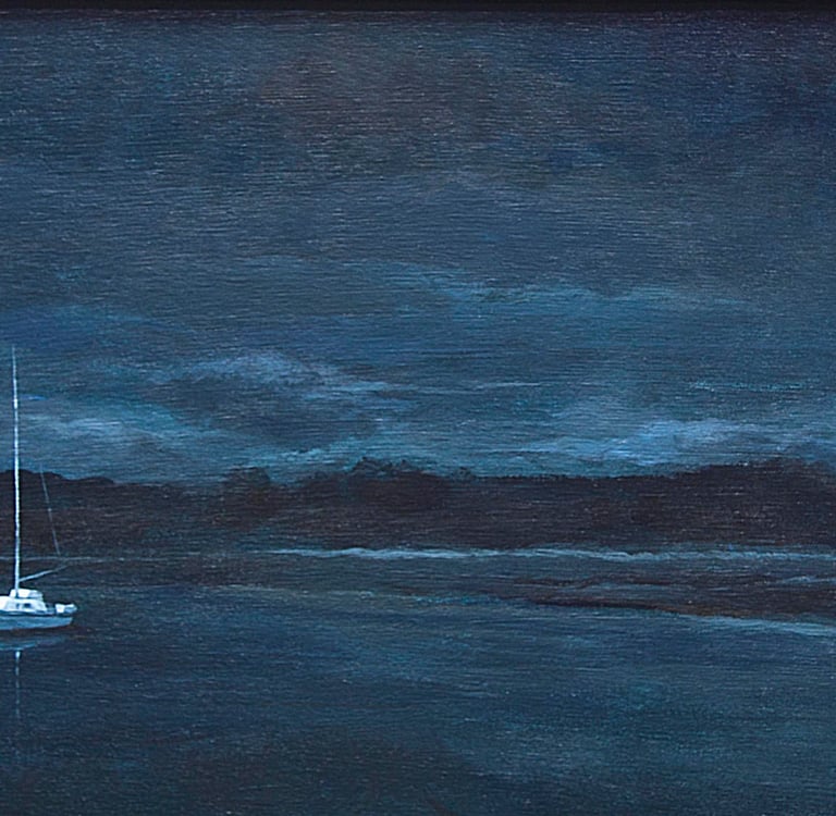 "Clair de Lune" Acrylic $700