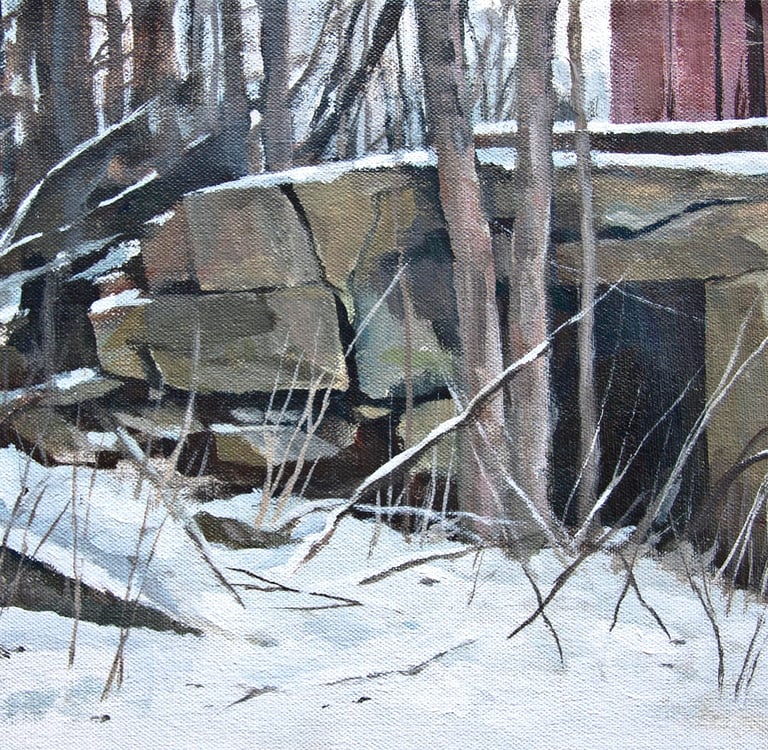 "Root Cellar" Acrylic $500