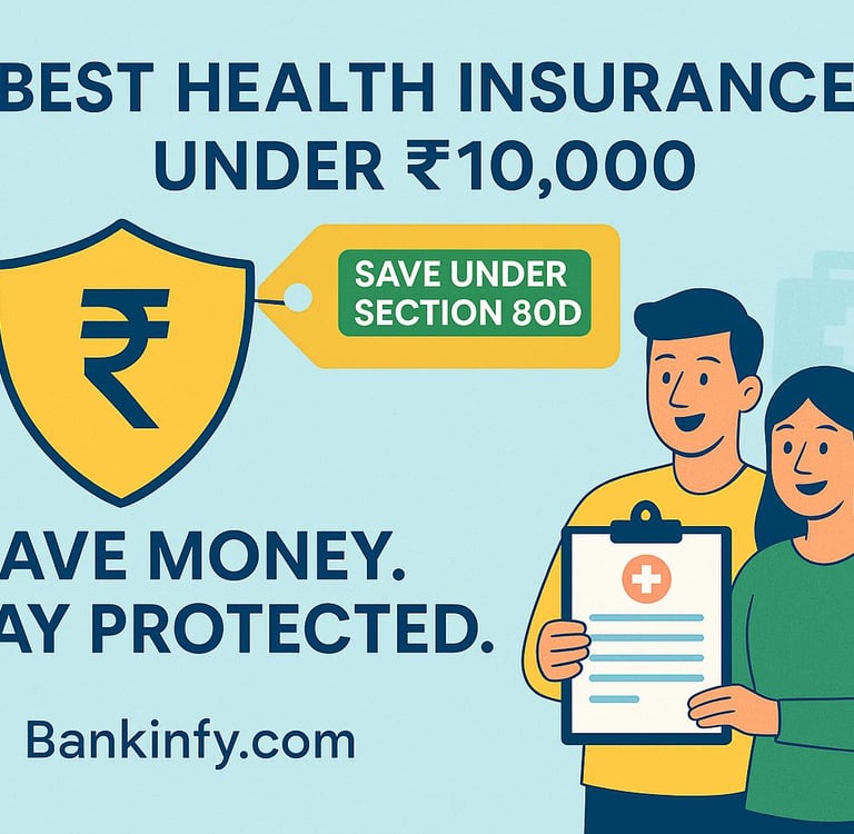 Top Health Insurance Plans Under ₹10,000 in India