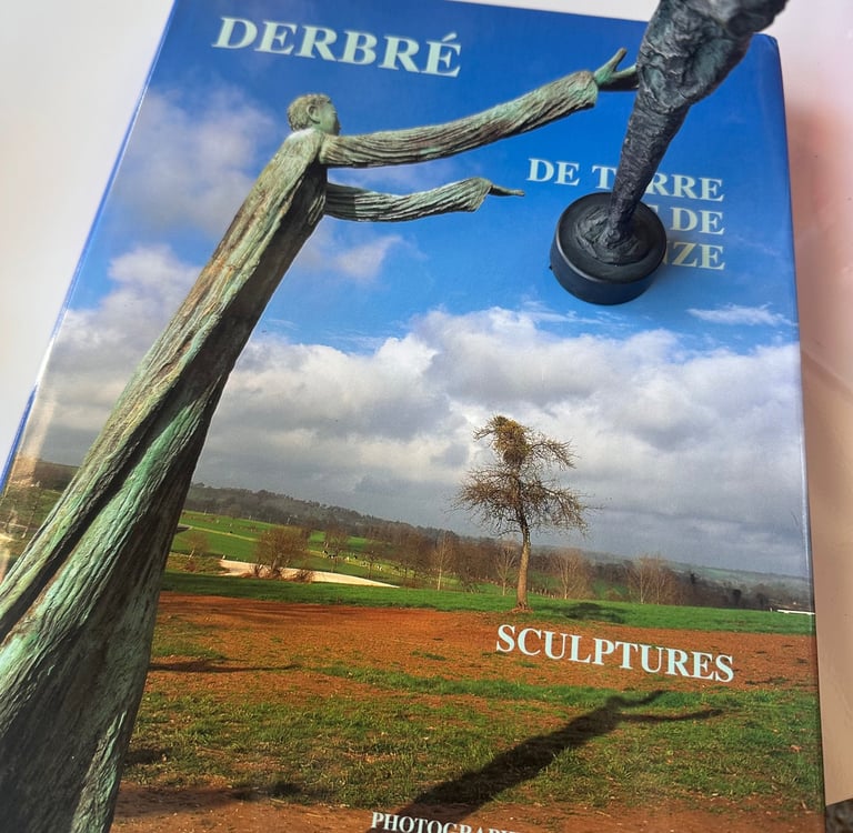 Gifts from Mireille, A book of her father sculptures and a bronze statue