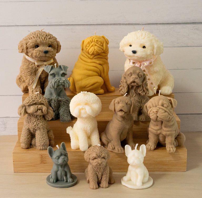 Dog candles
