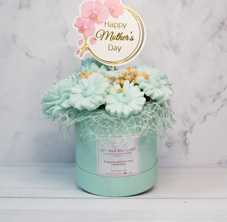 Mother's Day candle bouquet
