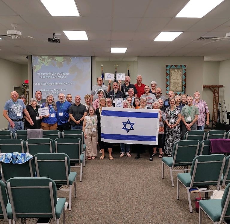 Loving believers worship at Calvary Chapel Fellowship Emporia KS 1130 E Ninth Ave today