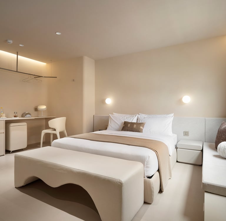 樂爾公寓高級雙人房附浴缸房型