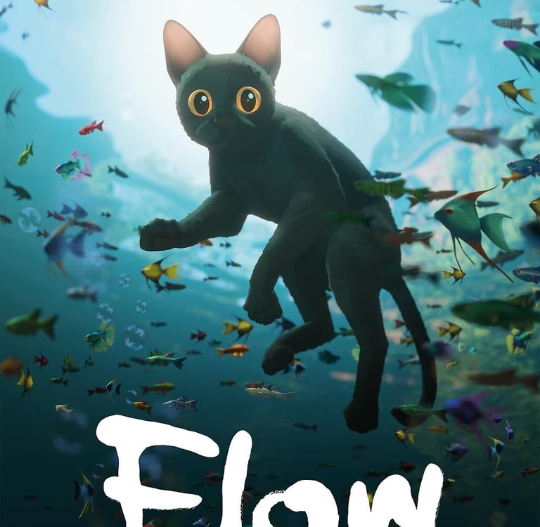 Flow English theatrical release poster