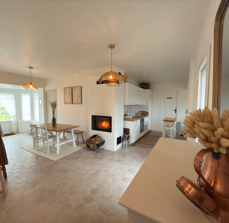 Piece principal maison les flots denneville plage