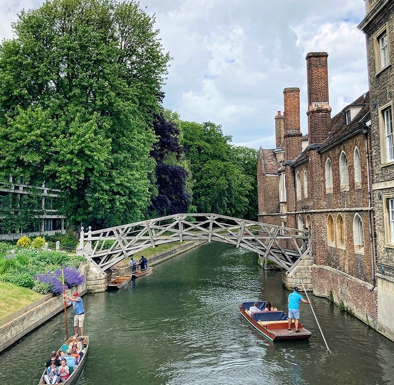 Mathematical Bridge à Cambridge