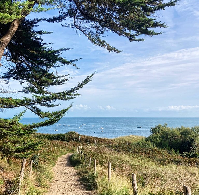 Chemin de plage vers Saint-Malo