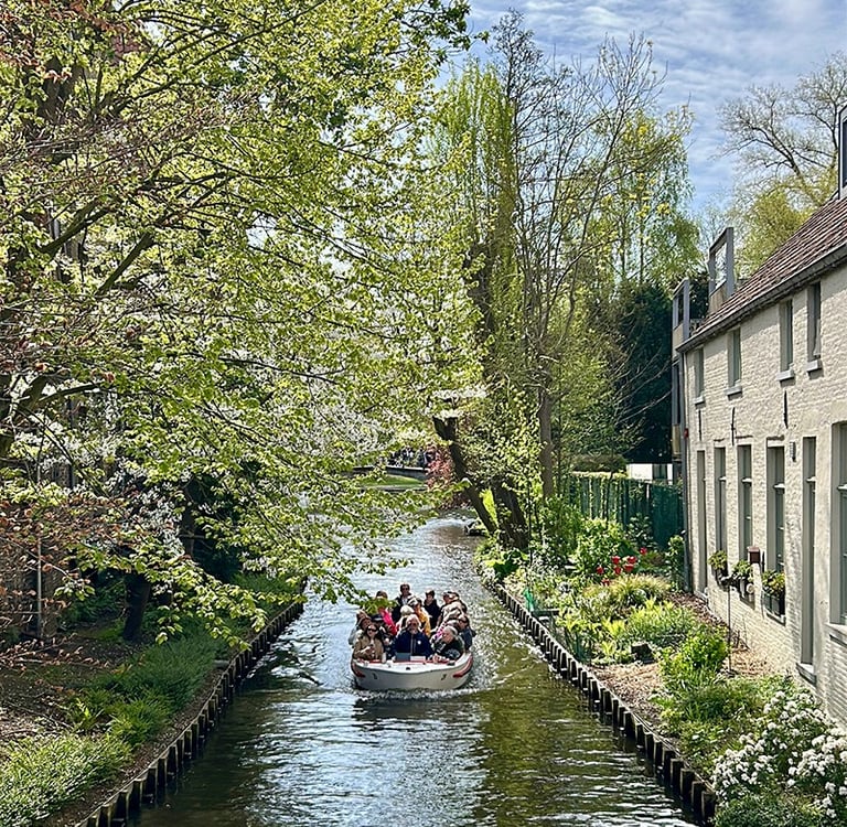 Balade en bateau sur les canaux de Bruges
