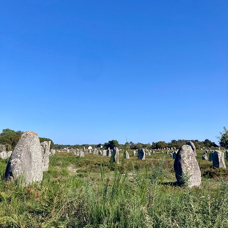 Les alignements du Ménec à Carnac