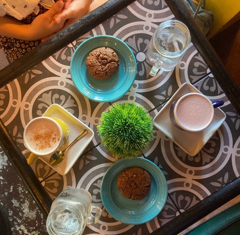 Petit dejeuner à Koffie House, Key West